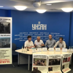 Прес конференціяв УНІАН з приводу бездіяльності ГУ Нацполіції в Київській області